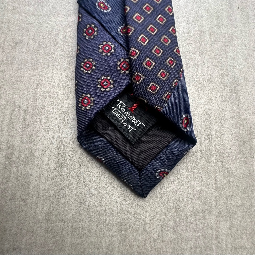 Robert Talbott Rare Patchwork Quilt Style Tie - image 5